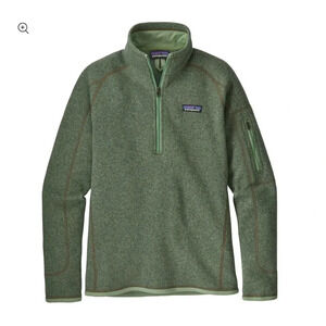 Patagonia Better Sweater 1/4-Zip Fleece in Sage Green fits more like medium